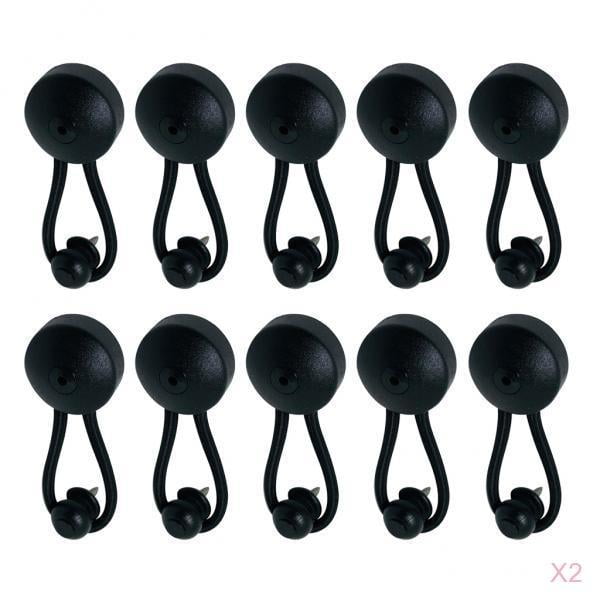 Details about 20 Sets Bungee Shock Cord Clip Loop With Knob For Boat Truck Tarp Canvas Details about 20 Sets Bungee Shock Cord Clip Loop With Knob For Boat Truck Tarp Canvas